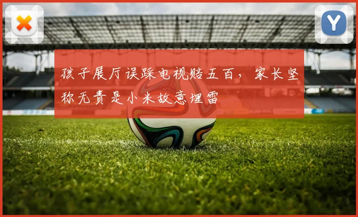 孩子展厅误踩电视赔五百，家长坚称无责是小米故意埋雷